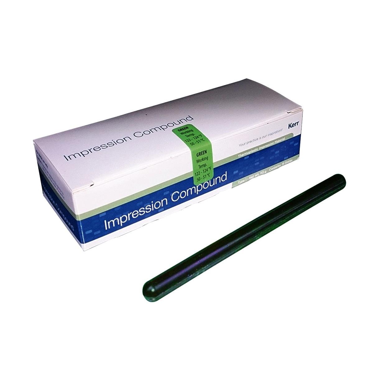 Kerr Impression Compound Sticks Green 15pk