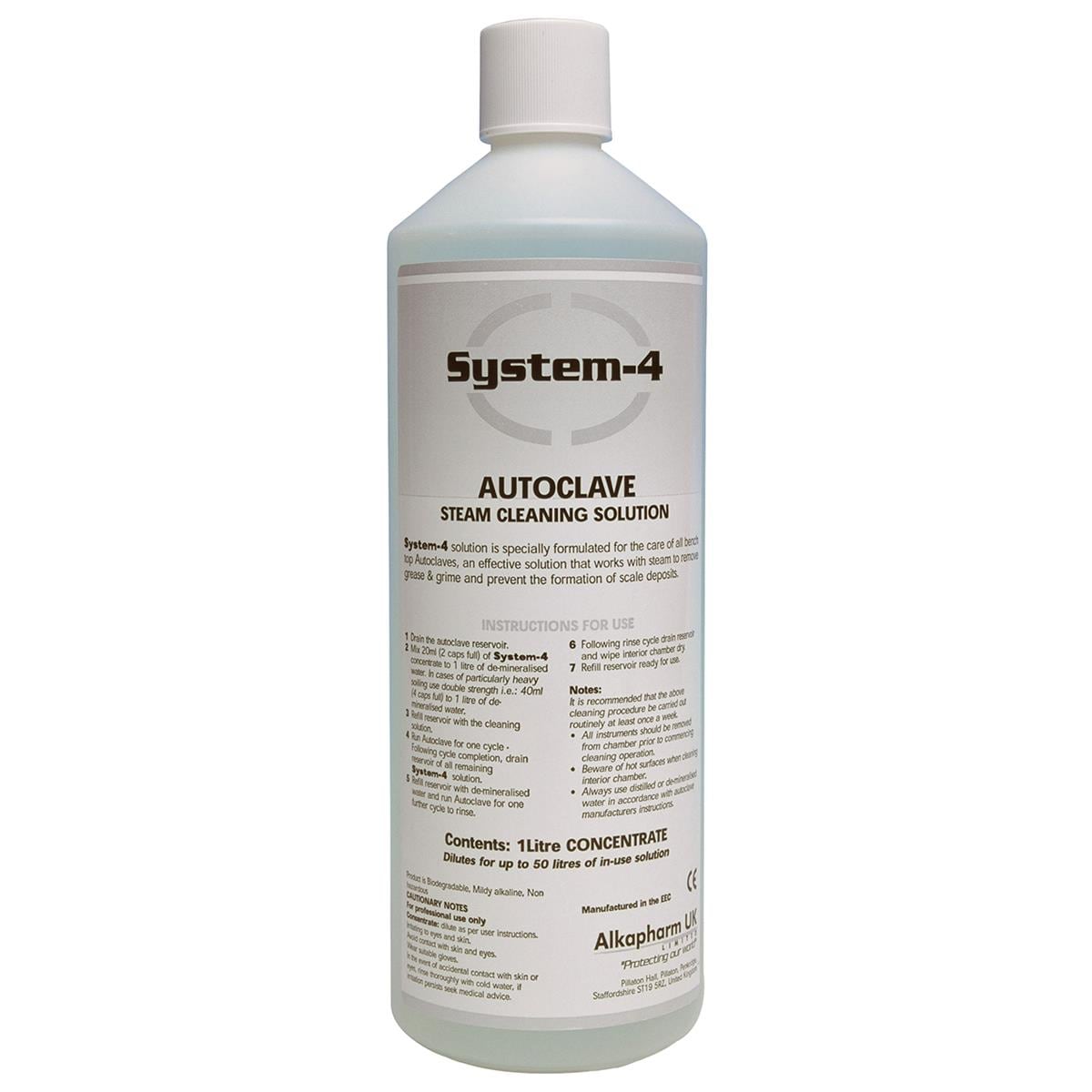 System 4 Autoclave Cleaning Solution 1L