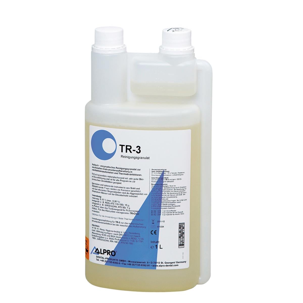 TR3 Washer Disinfector Enzymatic Cleaner 1L