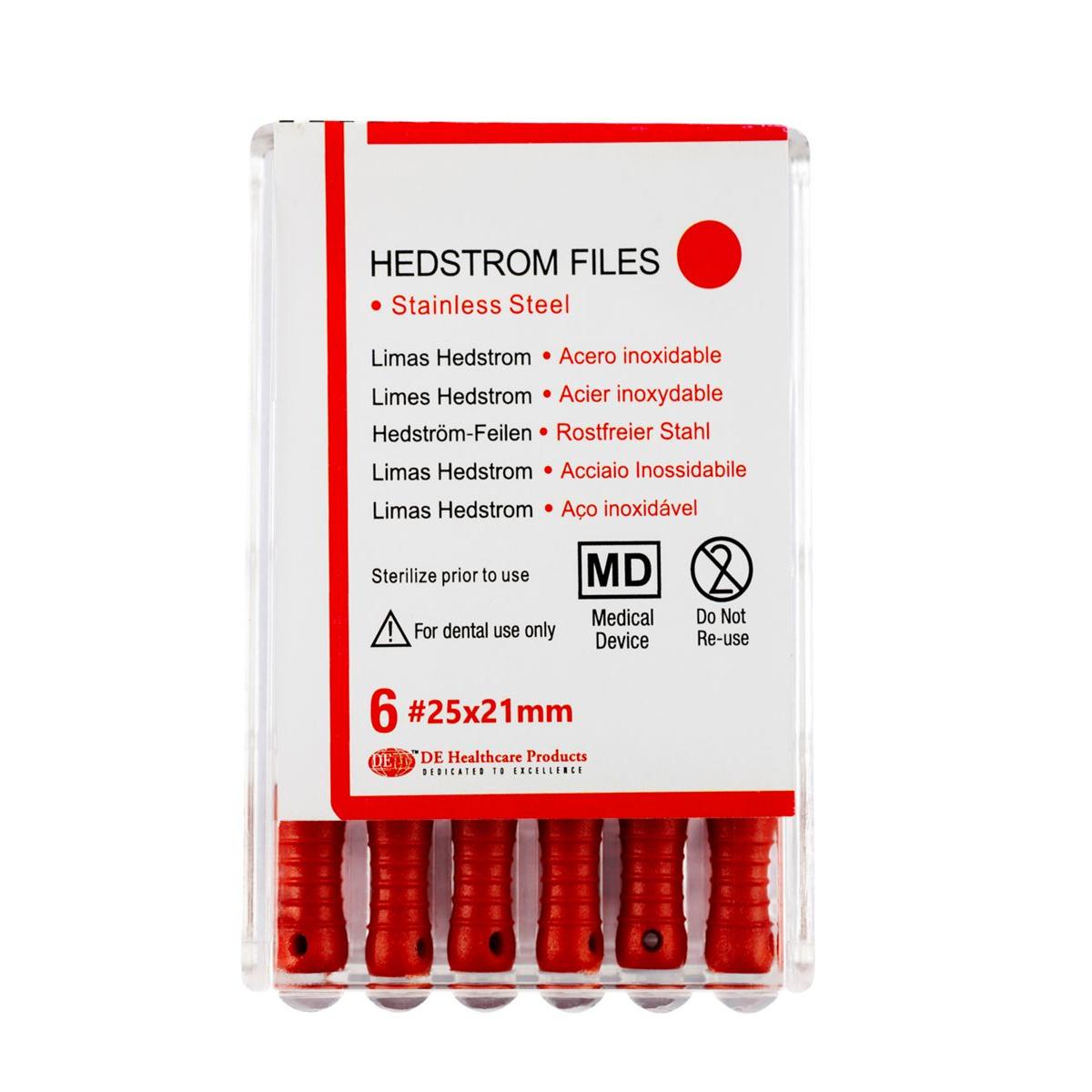 DEHP Hedstrom File 21mm Size 25 6pk